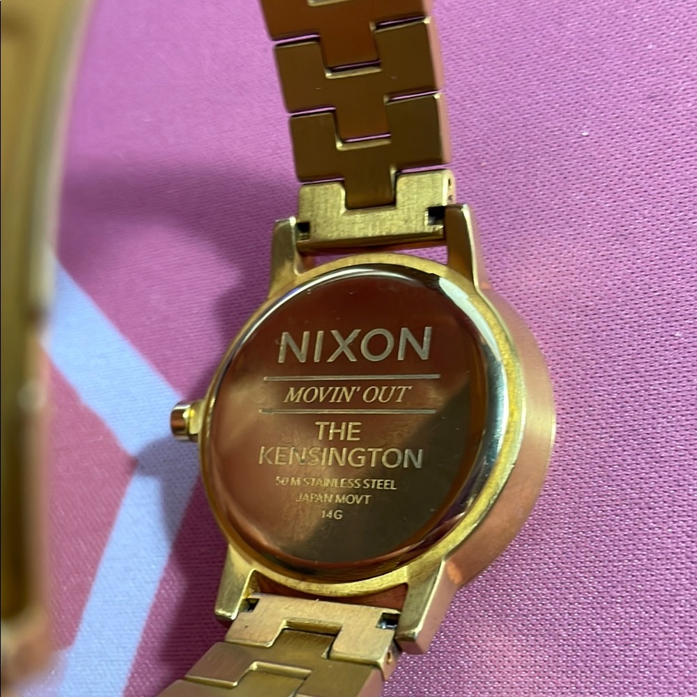 Gold Nixon Kensington Watches (2) - Picture 7 of 7